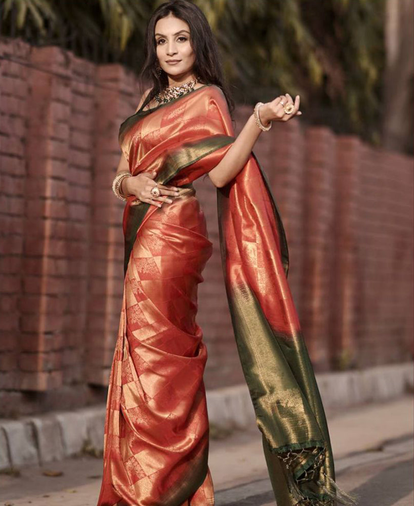 Buy Women's Multi Color Half Silk Saree at Best Price In Bangladesh |  Othoba.com